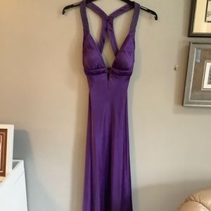 Evening dress size 4 purple